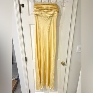 Abercrombie & Fitch Yellow Maxi Dress